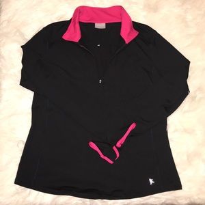 Danskin Quarter zip pullover top